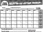 Feed the Read Calendar Spanish Black and white