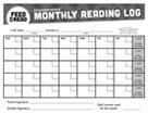 Feed the Read Calendar Black and White
